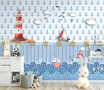 3D Light Ship 2149 Wall Murals Wallpaper AJ Wallpaper 2 