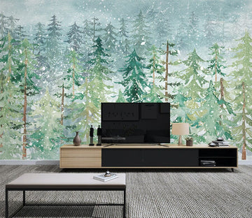 3D Green Woods WG035 Wall Murals Wallpaper AJ Wallpaper 2 