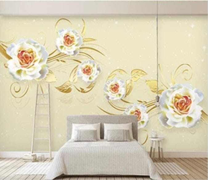 3D Branch Flower 2412 Wall Murals Wallpaper AJ Wallpaper 2 