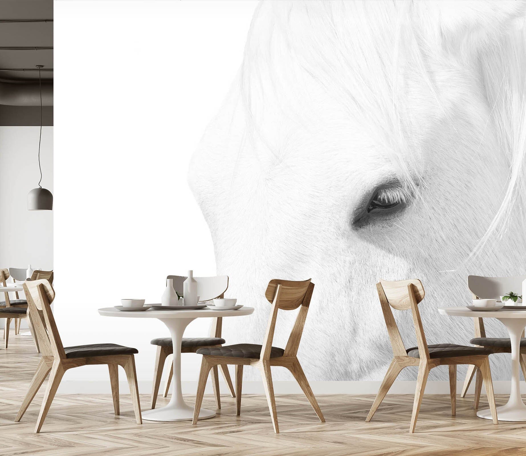 3D White Horse 1452 Marco Carmassi Wall Mural Wall Murals Wallpaper AJ Wallpaper 2 