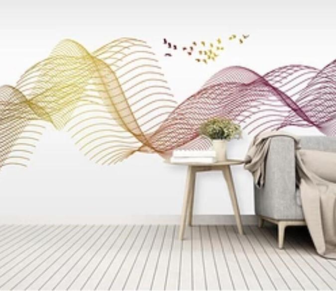 3D Color Wave 432 Wall Murals Wallpaper AJ Wallpaper 2 
