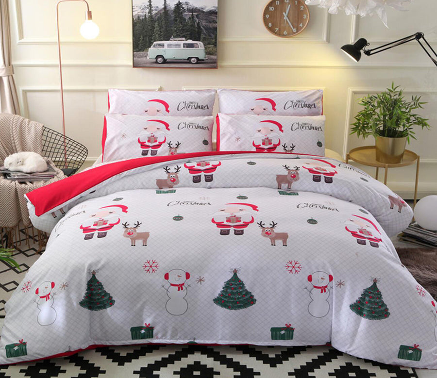 3D Christmas Pattern 45216 Christmas Quilt Duvet Cover Xmas Bed Pillowcases