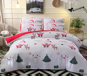 3D Christmas Pattern 45216 Christmas Quilt Duvet Cover Xmas Bed Pillowcases