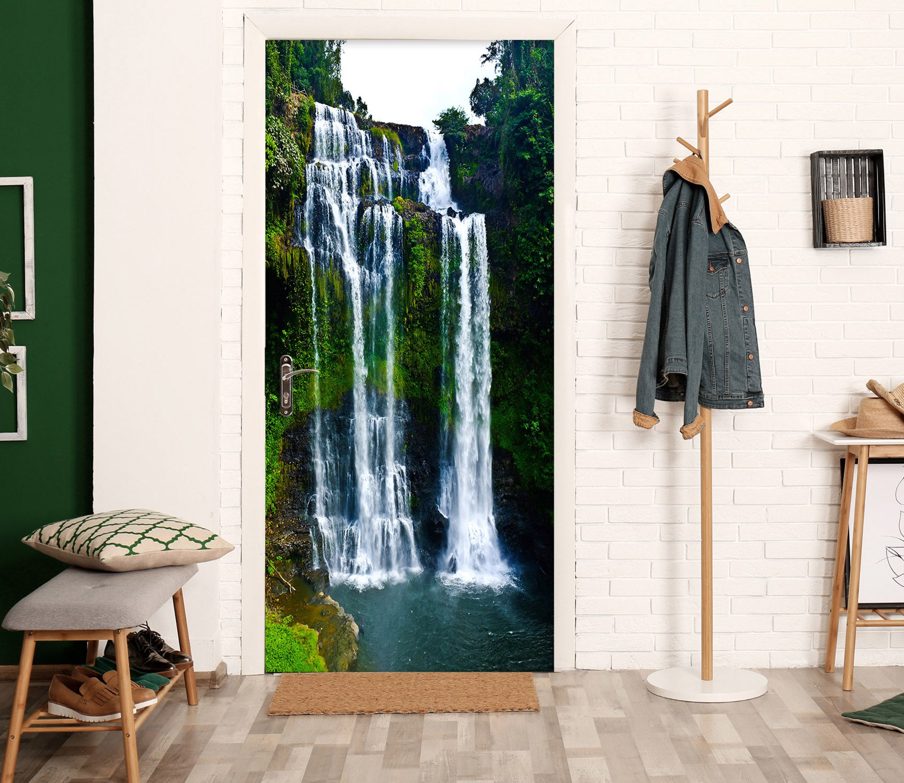 3D Waterfall 25084 Door Mural