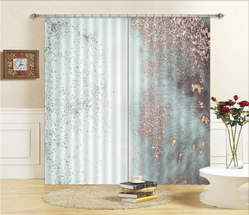3D Gray Blue Gradient 77 Curtains Drapes Curtains AJ Creativity Home 