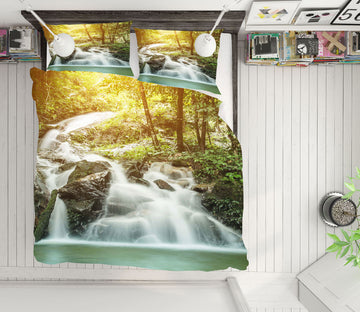 3D Waterfall 15138 Bed Pillowcases Quilt