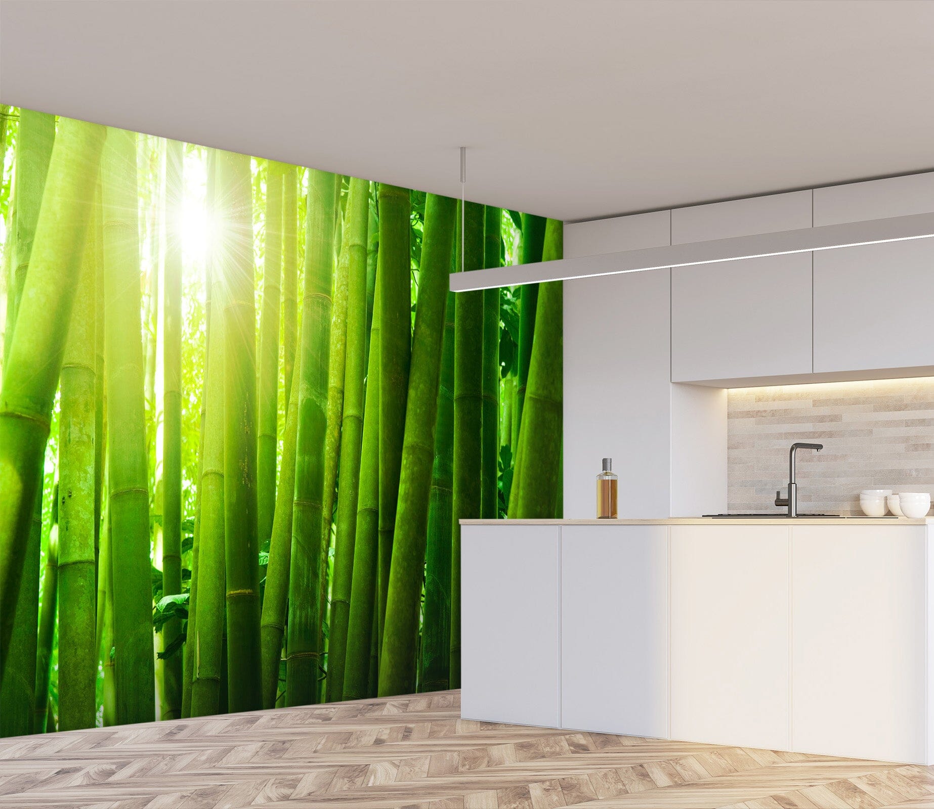 3D Bamboo Forest 1417 Wall Murals Wallpaper AJ Wallpaper 2 