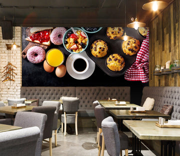 3D Colored Donuts 1442 Wall Murals Wallpaper AJ Wallpaper 2 