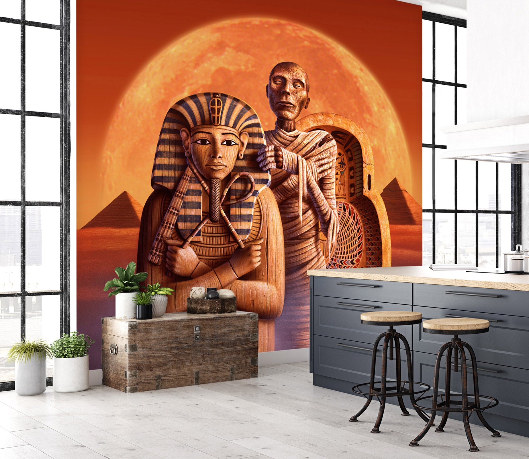 3D Pyramid 85042 Jerry LoFaro Wall Mural Wall Murals