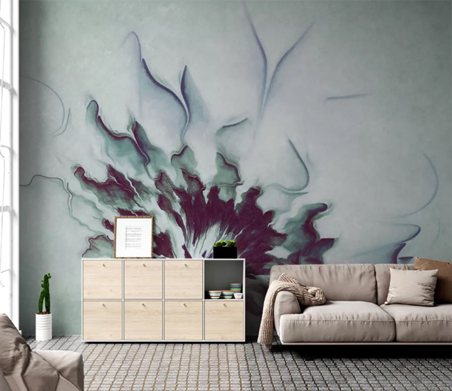 3D Abstract Flower WC2518 Wall Murals
