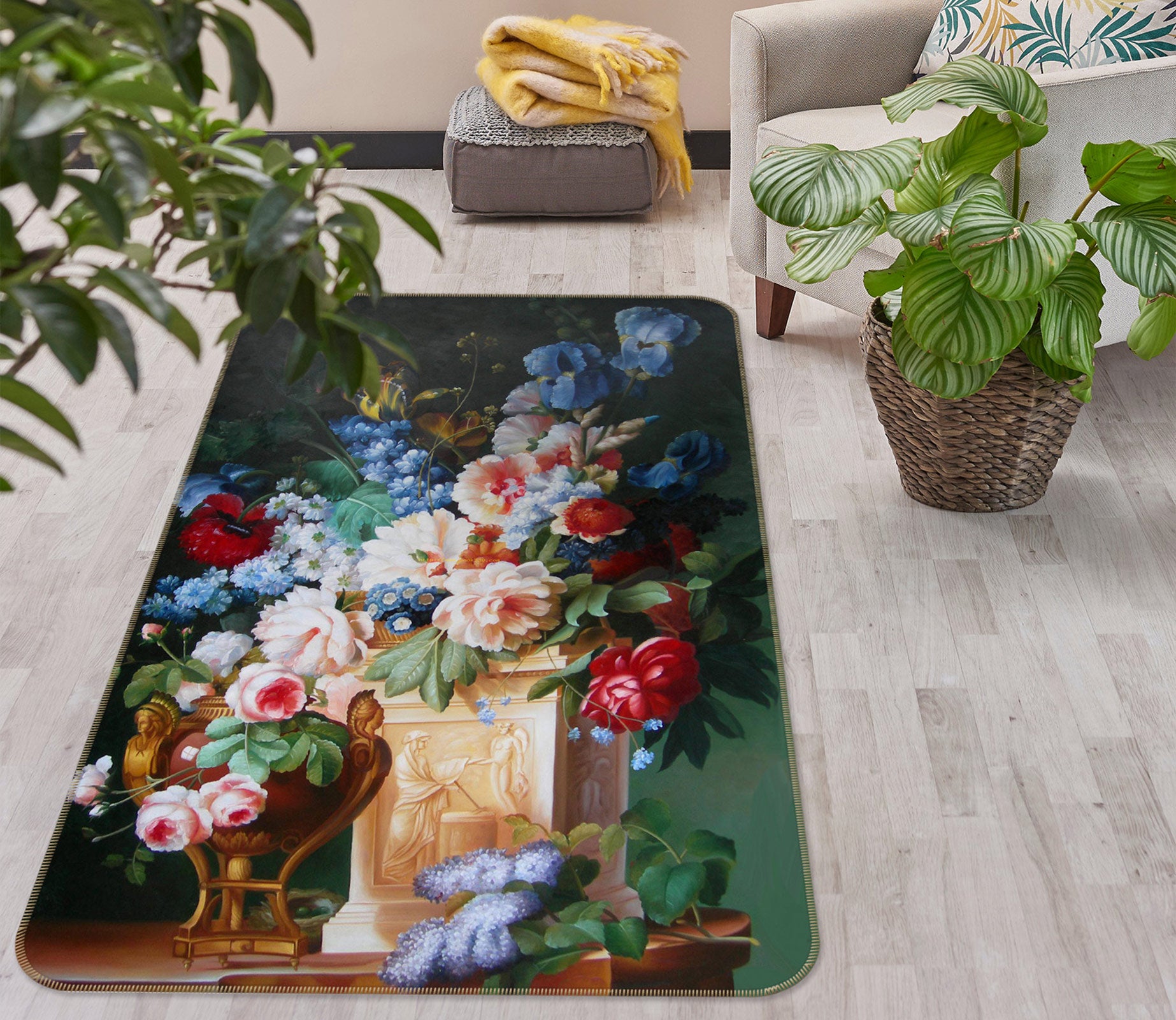 3D Vase 76175 Non Slip Rug Mat
