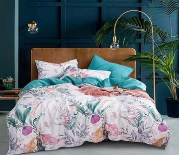3D Plant 7042 Bed Pillowcases Quilt