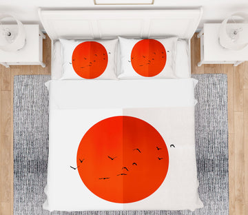 3D Red Sun 209 Boris Draschoff Bedding Bed Pillowcases Quilt