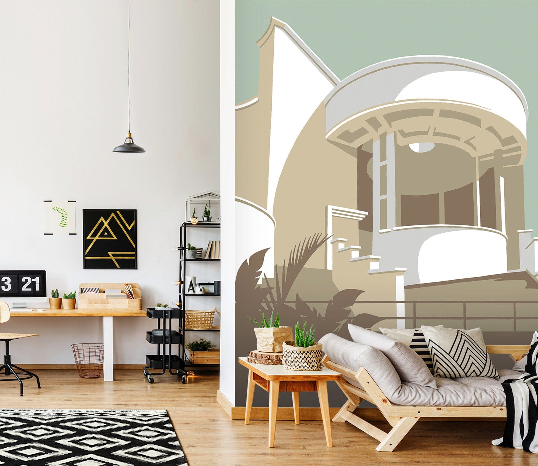 3D Tate St Ives 1073 Steve Read Wall Mural Wall Murals Wallpaper AJ Wallpaper 2 