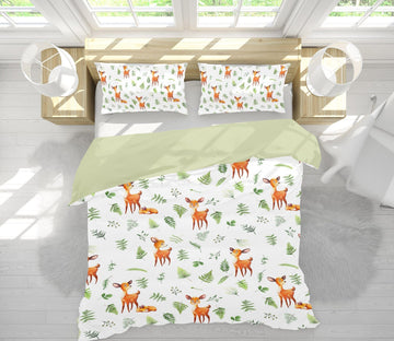 3D Sika Deer 219 Uta Naumann Bedding Bed Pillowcases Quilt Quiet Covers AJ Creativity Home 