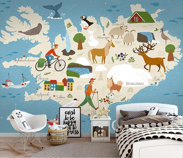 3D Animal World 843 Wall Murals Wallpaper AJ Wallpaper 2 