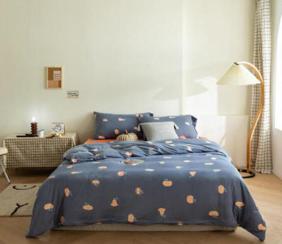 3D Little Pumpkin 17142 Bed Pillowcases Quilt