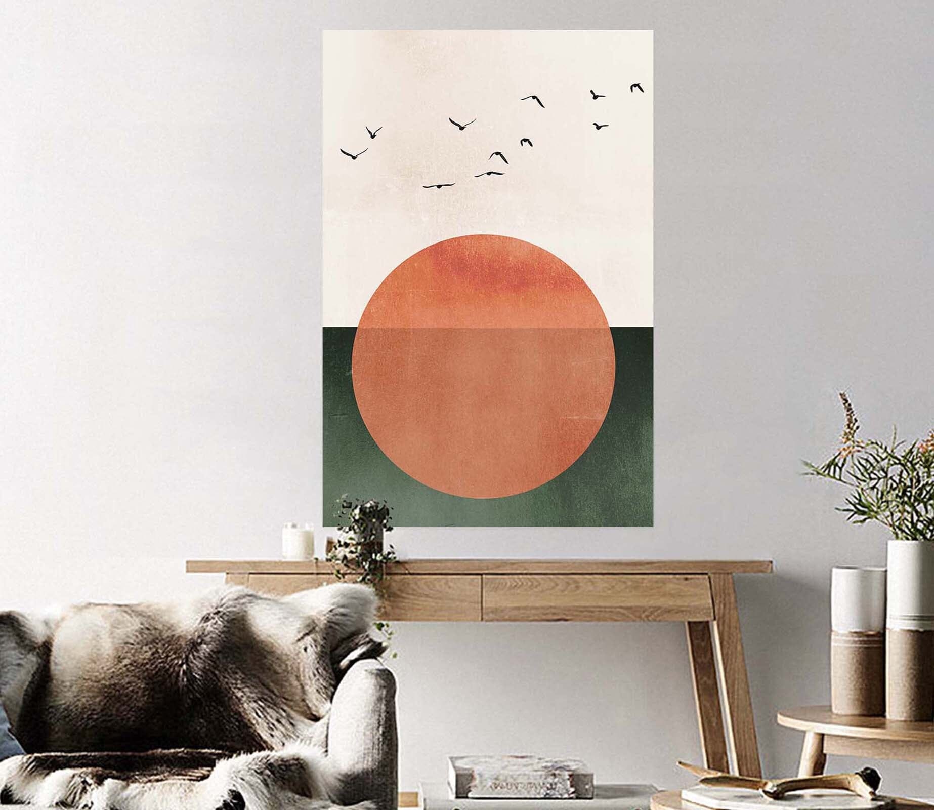 3D Bird Sun 206 Boris Draschoff Wall Sticker Wallpaper AJ Wallpaper 2 