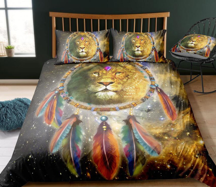 3D Lion Dream Catcher 1066 Bed Pillowcases Quilt