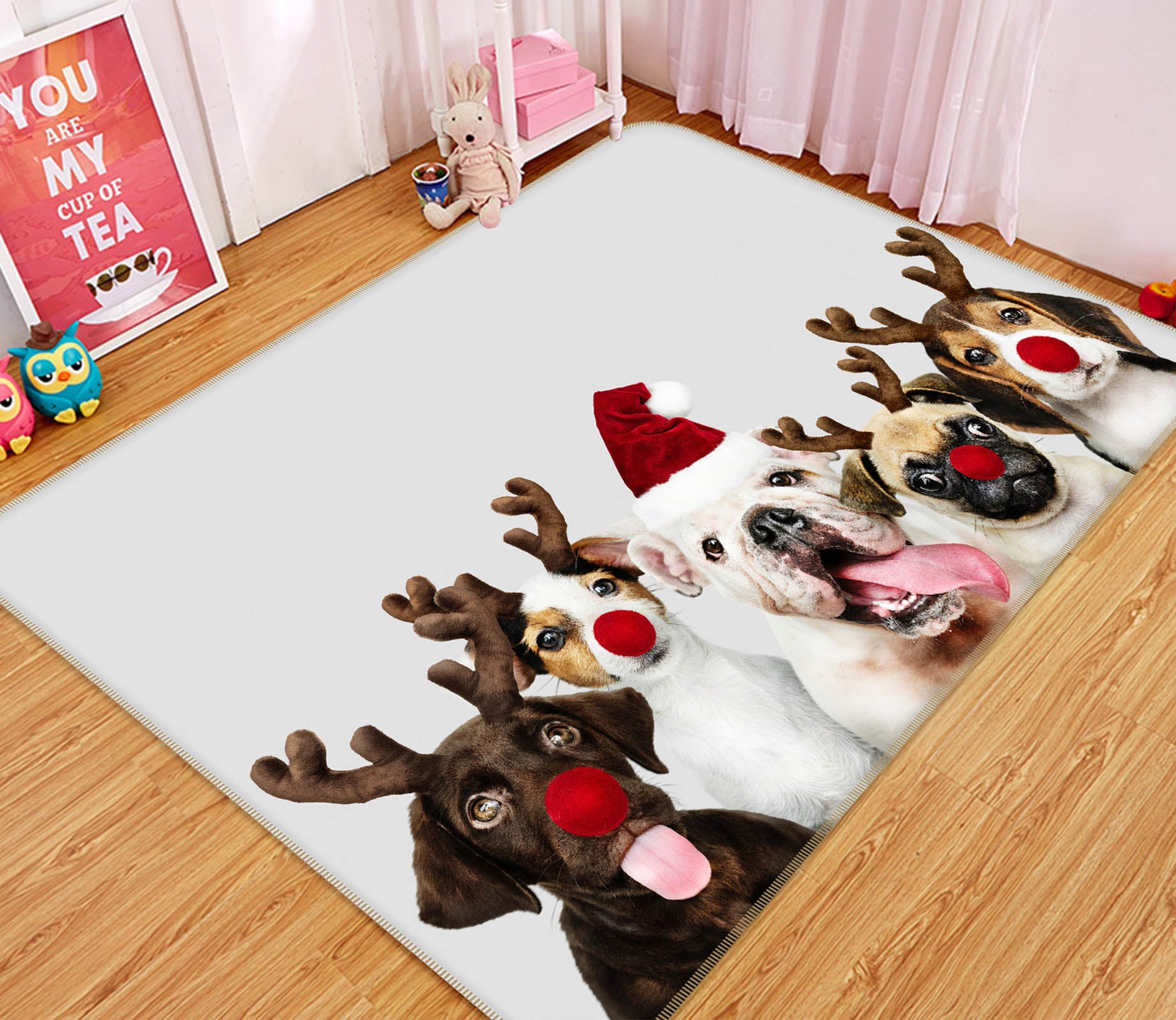 3D Dog 68233 Animal Non Slip Rug Mat