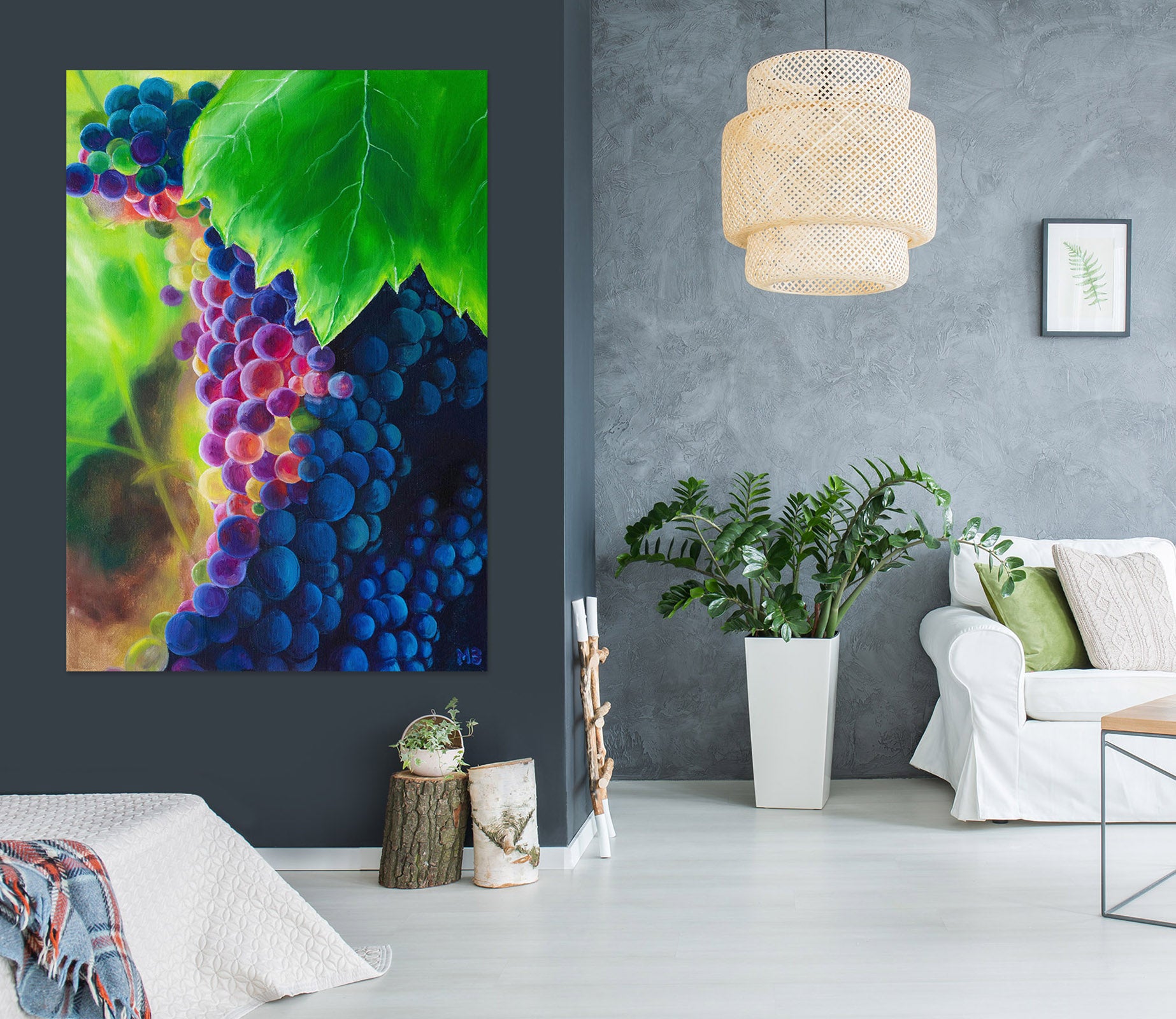 3D Grape 1840 Marina Zotova Wall Sticker