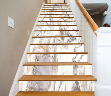 3D Alpine River 621 Marble Tile Texture Stair Risers Wallpaper AJ Wallpaper 