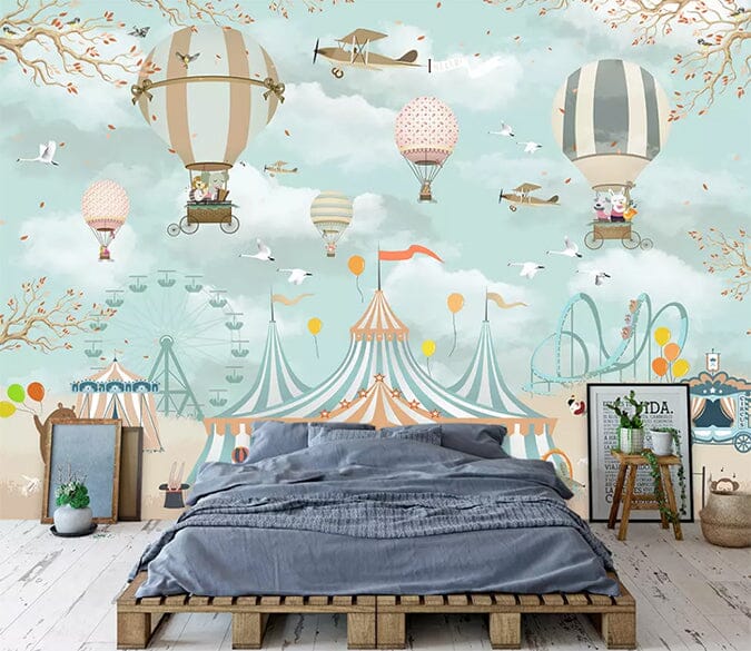 3D Hot Air Balloon 1685 Wall Murals Wallpaper AJ Wallpaper 2 