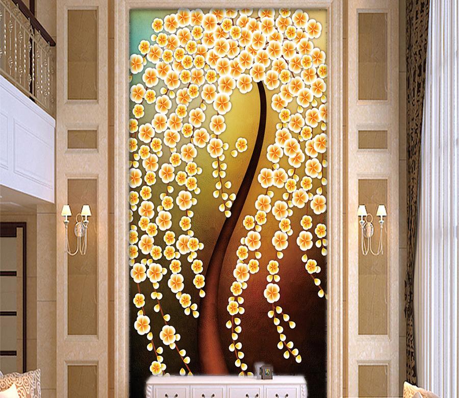 3D White Flowers 652 Wall Murals Wallpaper AJ Wallpaper 2 