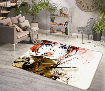 3D Cute Model 1042 Non Slip Rug Mat