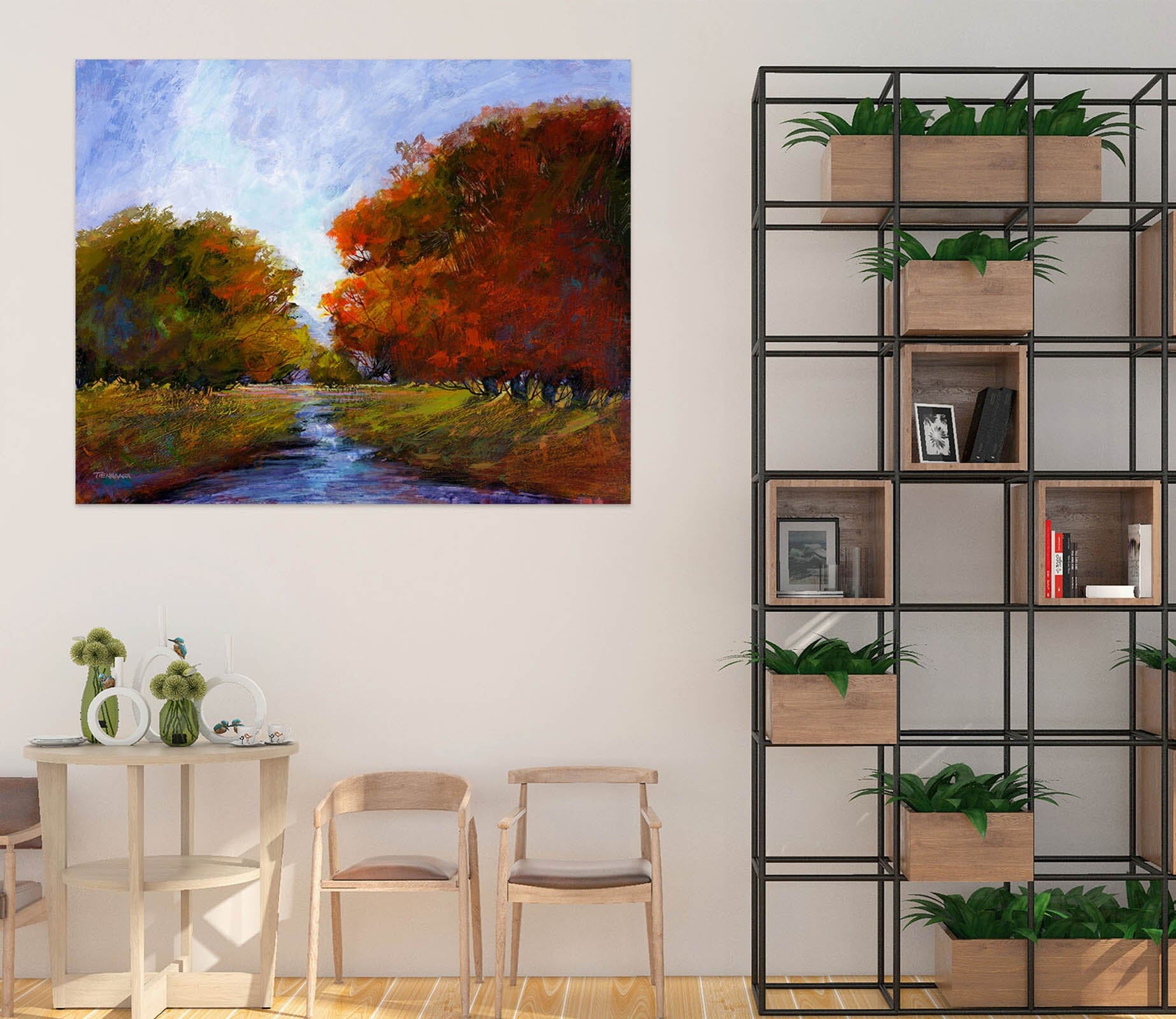 3D Forest River 001 Michael Tienhaara Wall Sticker Wallpaper AJ Wallpaper 2 