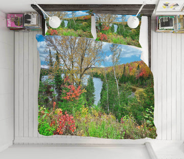 3D Trees 62020 Kathy Barefield Bedding Bed Pillowcases Quilt