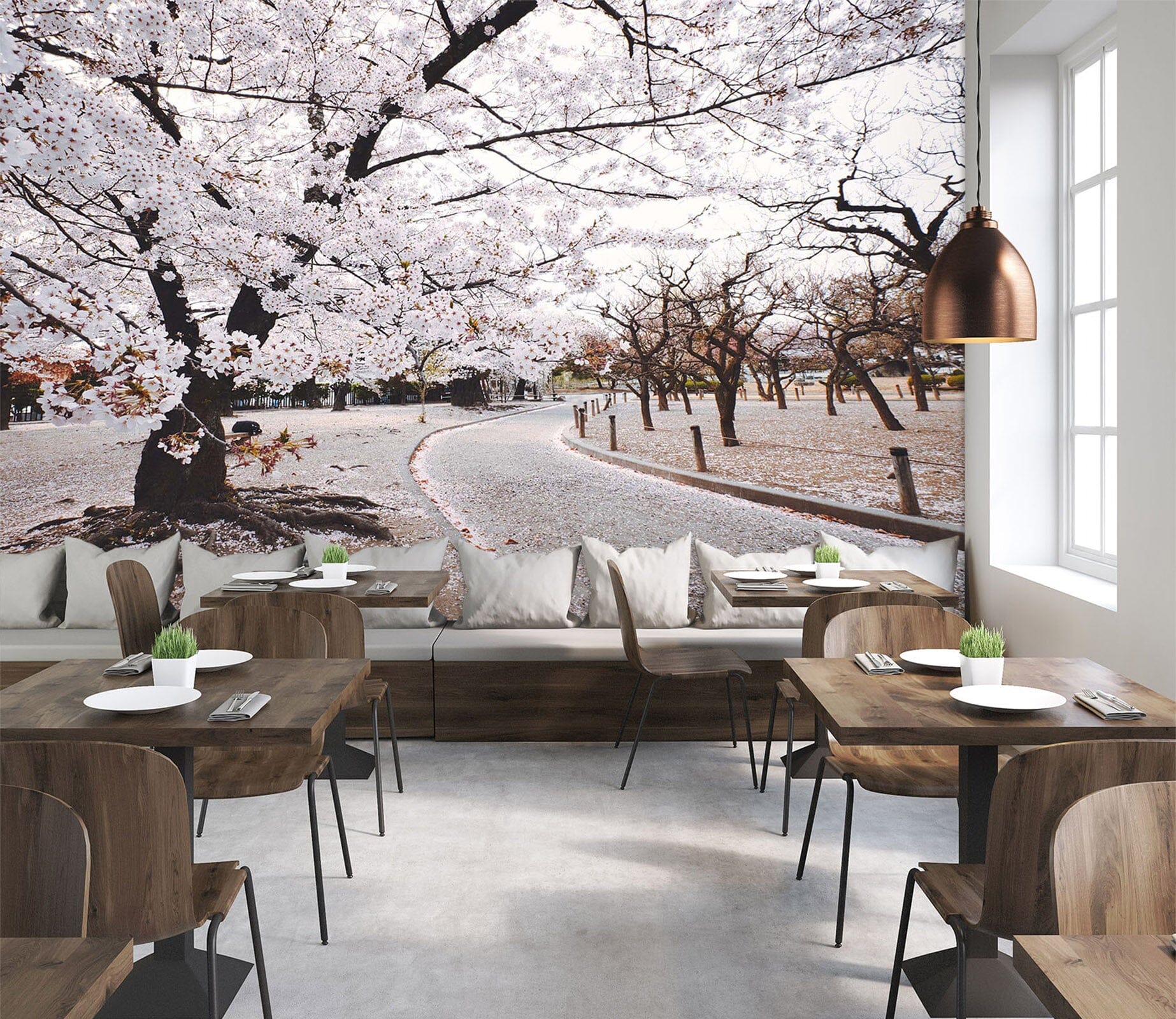 3D Cherry Tree 2038 Wall Murals Wallpaper AJ Wallpaper 2 