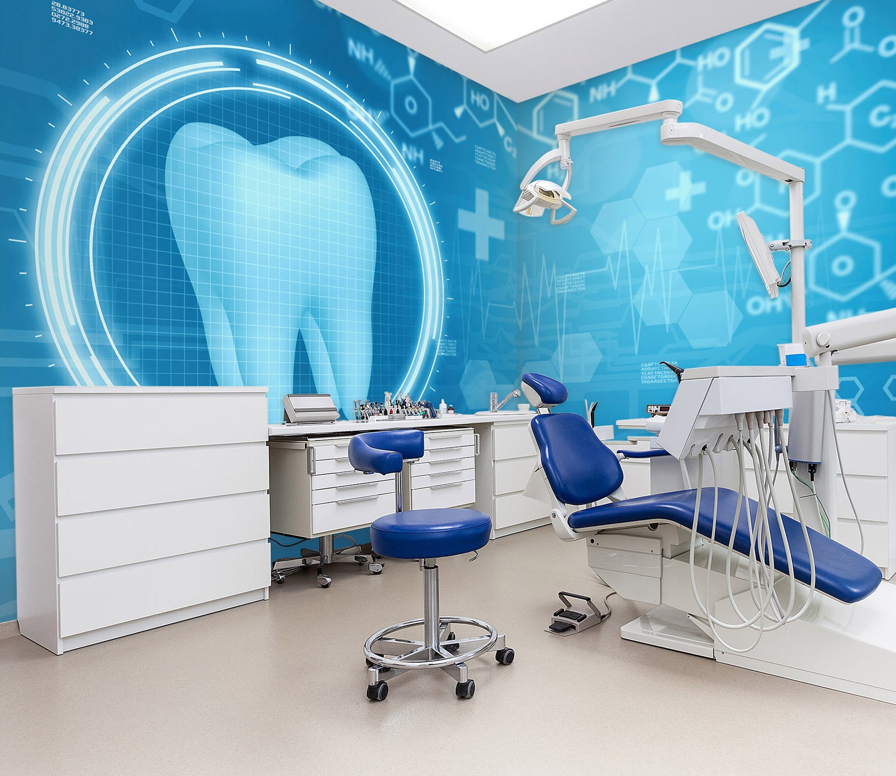 3D Dental Examination 331 Wall Murals