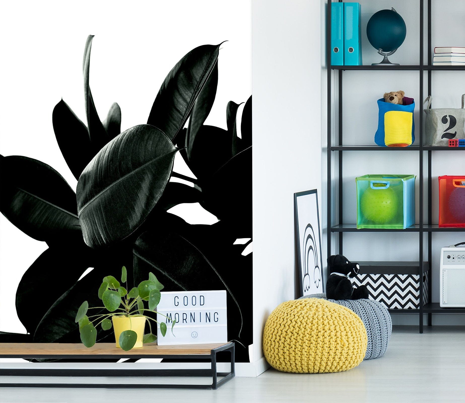 3D Green Leaf 1540 Boris Draschoff Wall Mural Wall Murals Wallpaper AJ Wallpaper 2 