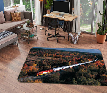 3D Forest Train 42017 Vehicle Non Slip Rug Mat