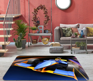 3D Racing Car 67195 Vehicle Non Slip Rug Mat