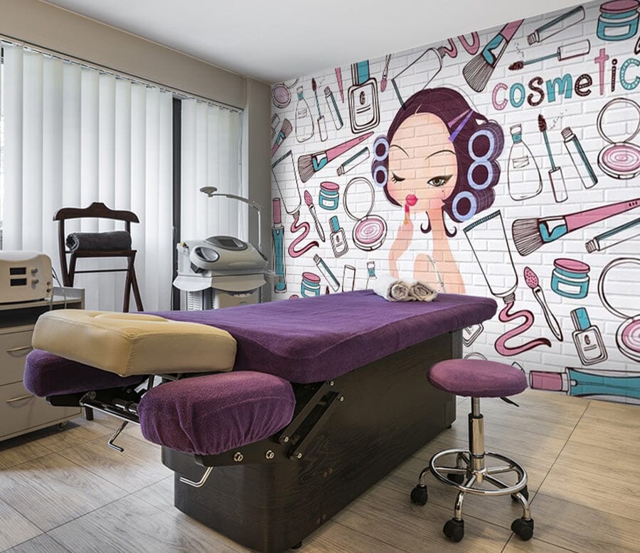 3D Curly Girl 1531 Wall Murals Wallpaper AJ Wallpaper 2 