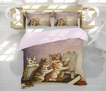 3D Cats 19198 Bed Pillowcases Quilt