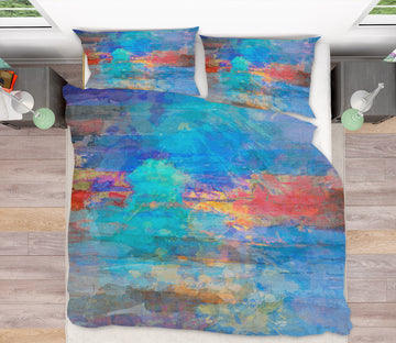 3D Blue Art Pattern 1031 Michael Tienhaara Bedding Bed Pillowcases Quilt