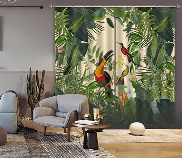 3D Bird Feeding 046 Andrea haase Curtain Curtains Drapes Curtains AJ Creativity Home 