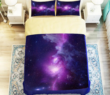 3D Beautiful Galaxy 1192 Bed Pillowcases Quilt