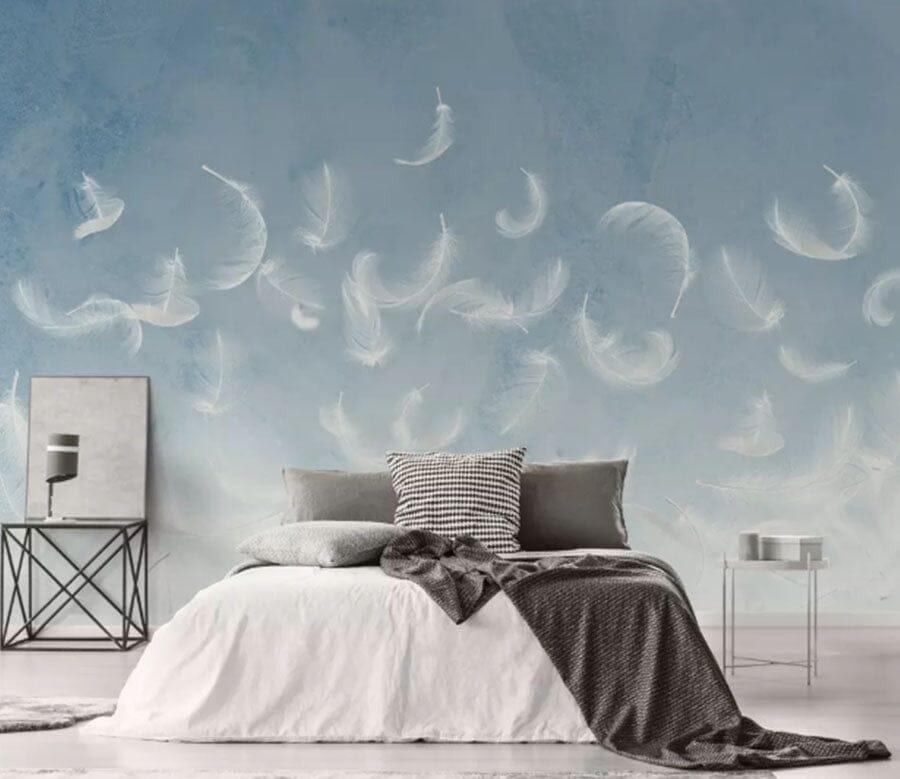 3D Soft Feather 2200 Wall Murals Wallpaper AJ Wallpaper 2 
