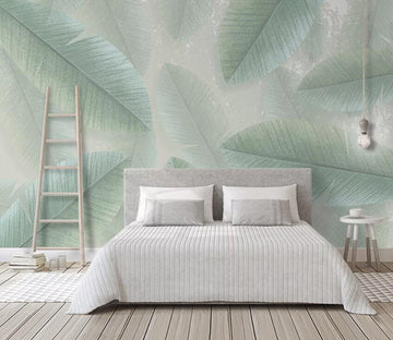 3D White Leaves 2038 Wall Murals Wallpaper AJ Wallpaper 2 