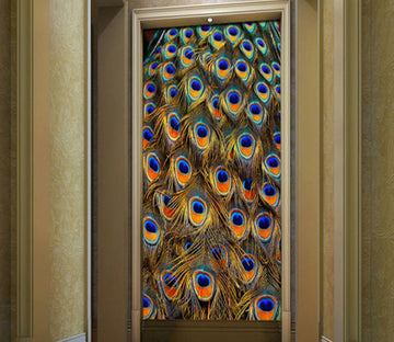 3D Peacock Tail 621 Wall Murals Wallpaper AJ Wallpaper 2 