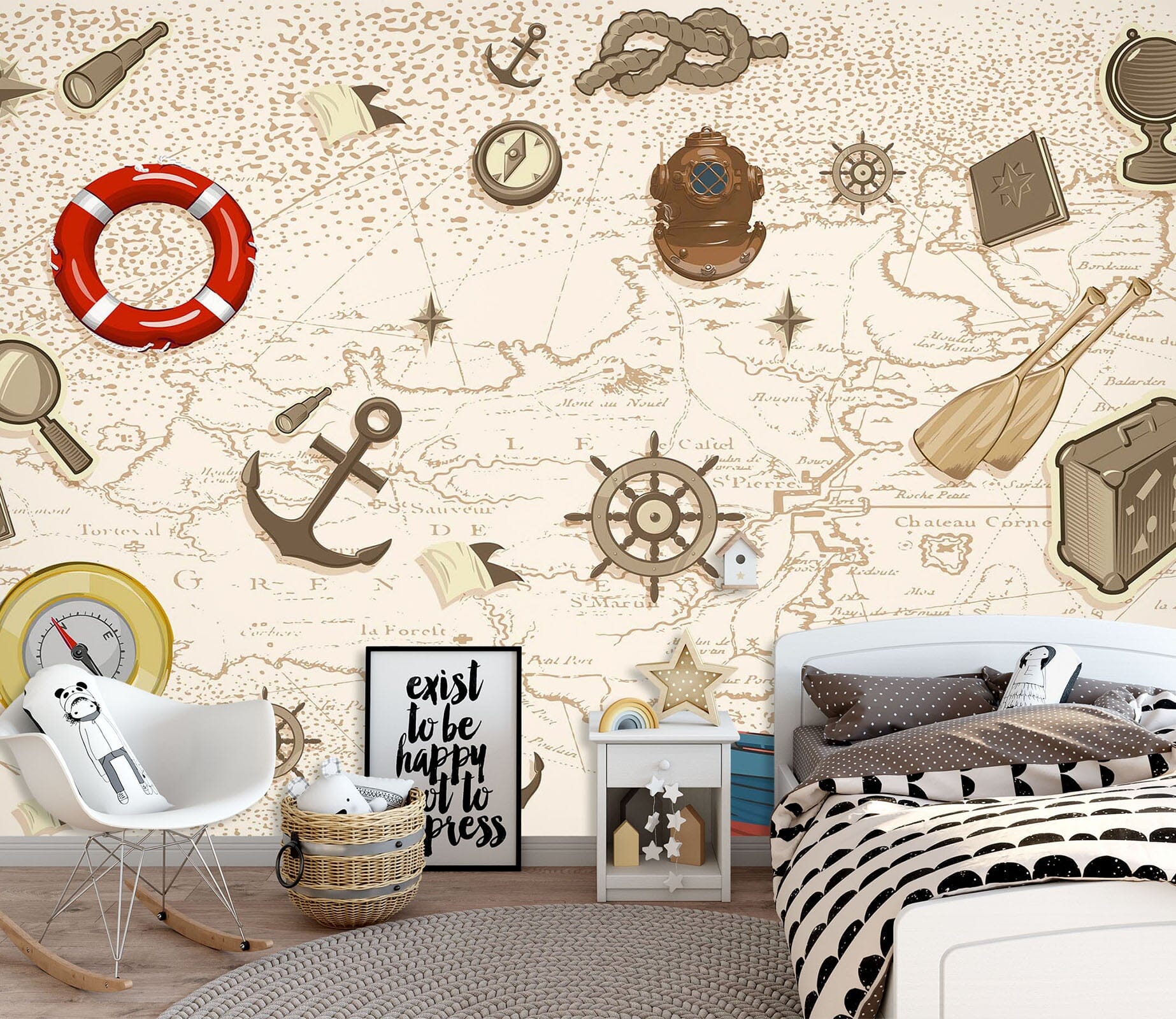 3D Lifebuoy 1675 Wall Murals Wallpaper AJ Wallpaper 2 