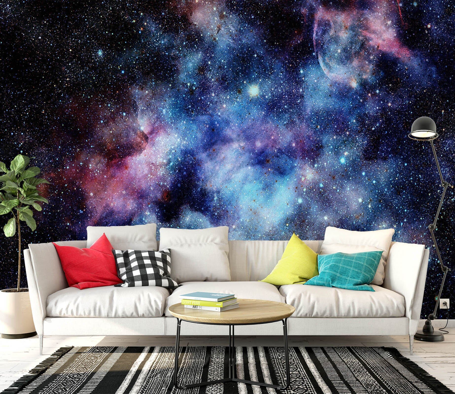 3D Universe Galaxy 1135 Wall Murals Wallpaper AJ Wallpaper 2 