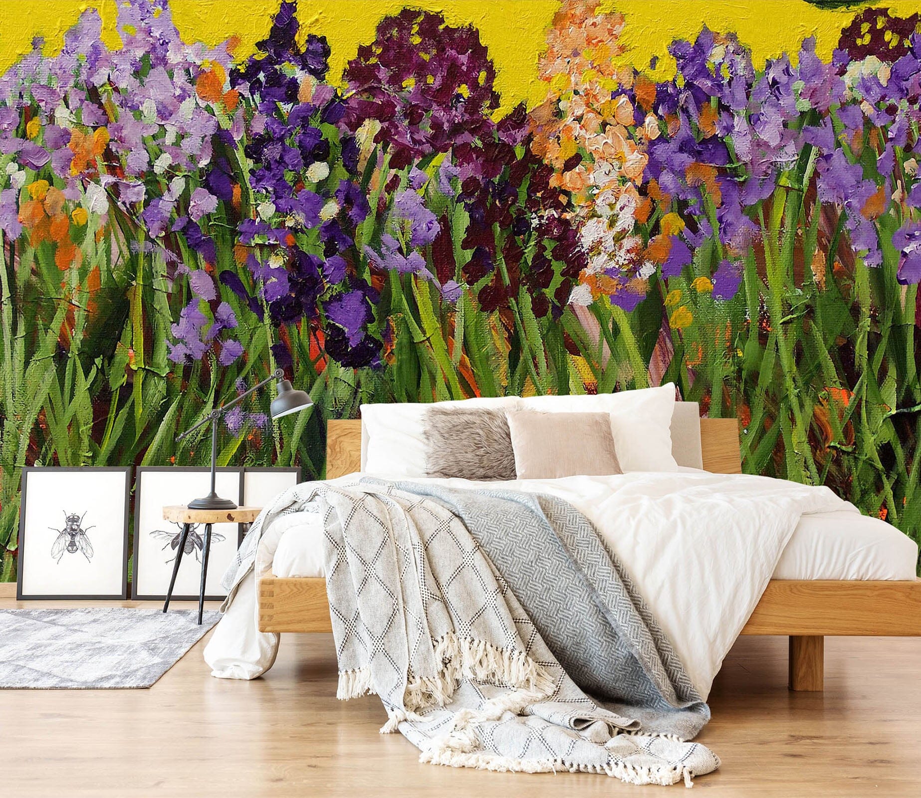 3D Purple Lavender 237 Allan P. Friedlander Wall Mural Wall Murals Wallpaper AJ Wallpaper 2 