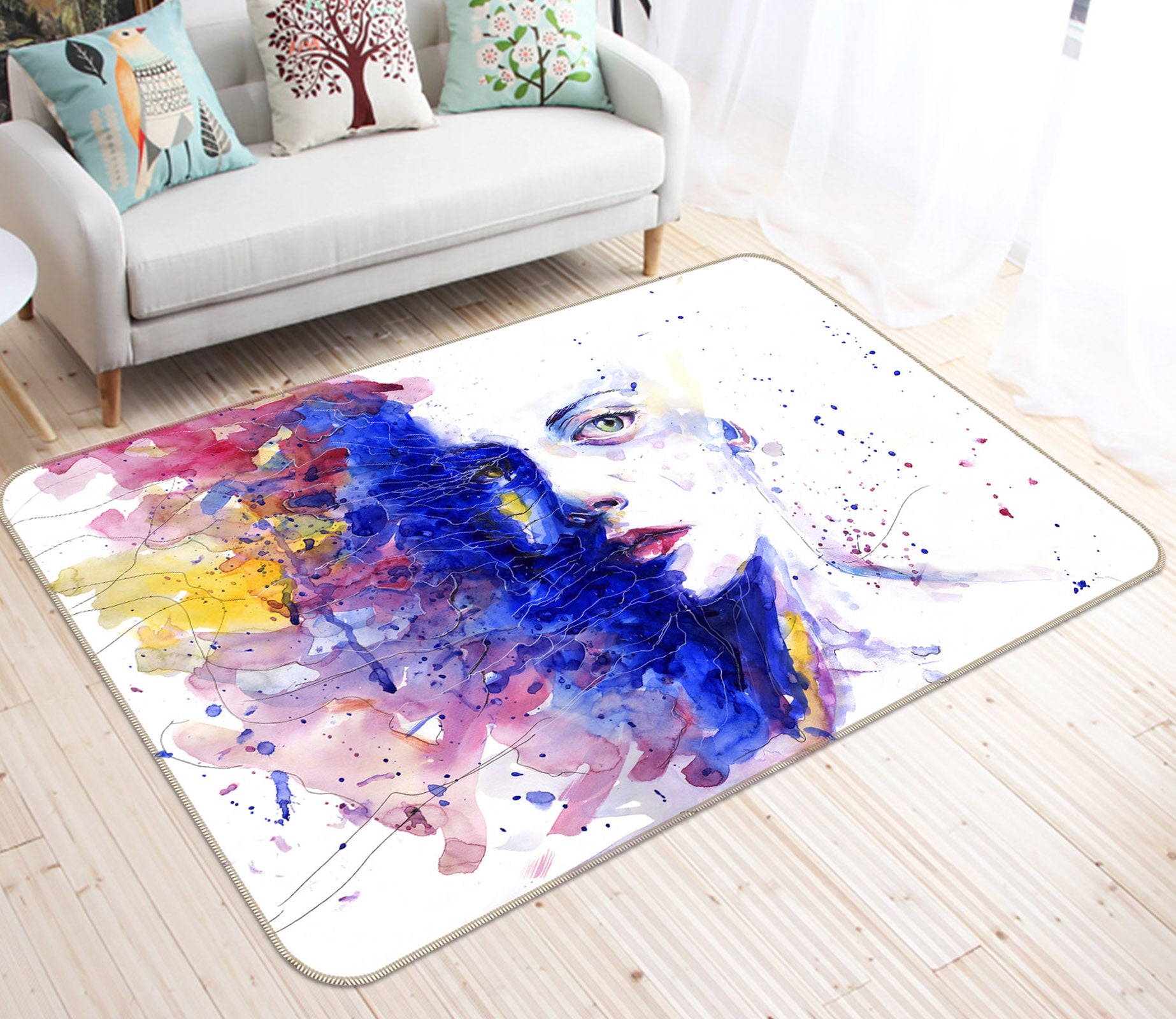 3D Pattern 36176 Non Slip Rug Mat