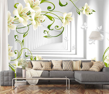 3D Simple Flowers 1526 Wall Murals Wallpaper AJ Wallpaper 2 