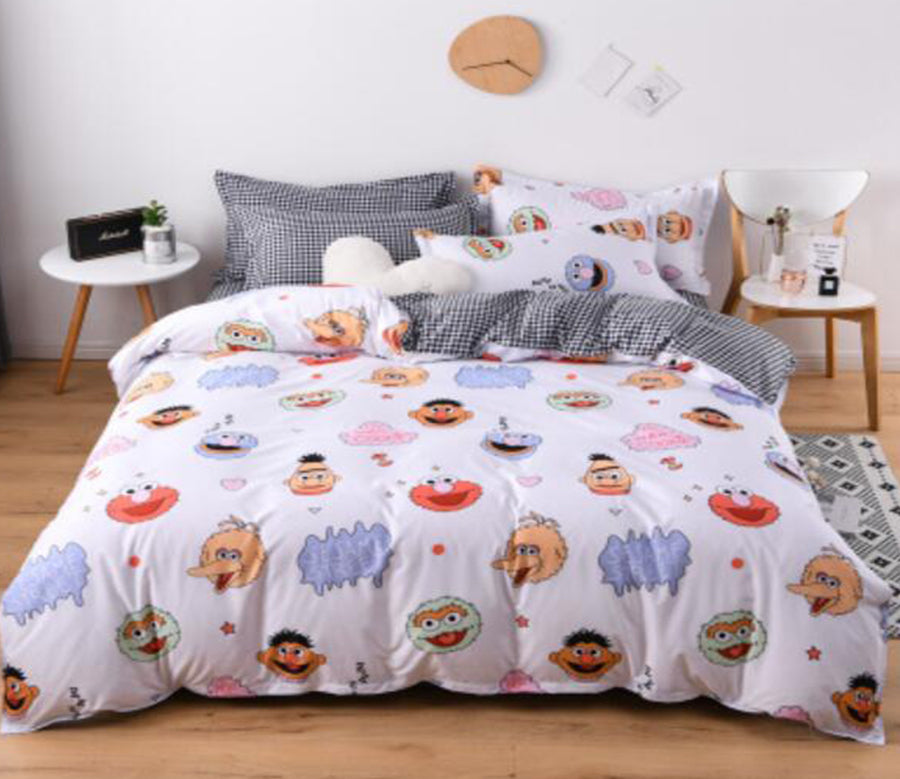 3D Sesame Street 5180 Bed Pillowcases Quilt